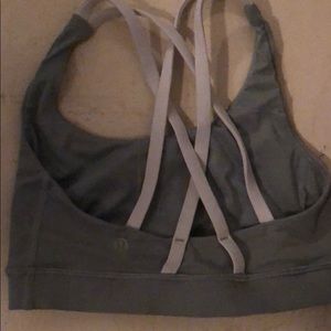 Green lululemon sports bra